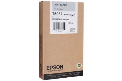 Epson T6037-C13T603700 Açık Siyah Orjinal Kartuş - 1