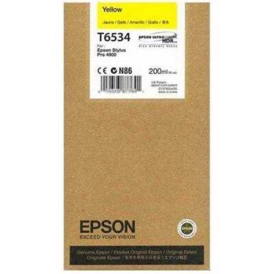 Epson T6534-C13T653400 Sarı Orjinal Kartuş - 1