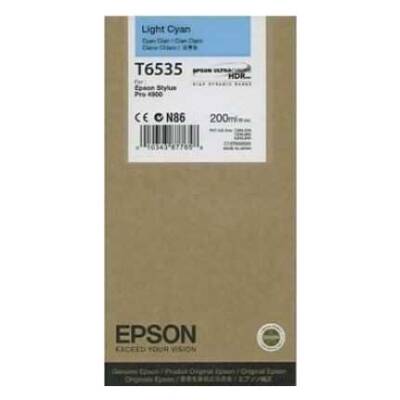 Epson T6535-C13T653500 Açık Mavi Orjinal Kartuş - 1