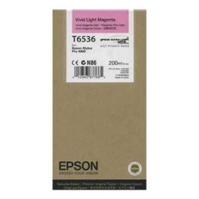 Epson T6536-C13T653600 Açık Kırmızı Orjinal Kartuş - 1