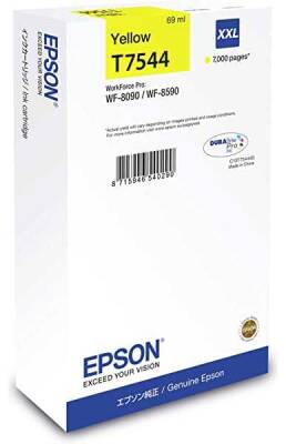 Epson T7544XXL-C13T754440 Sarı Orjinal Kartuş - 1