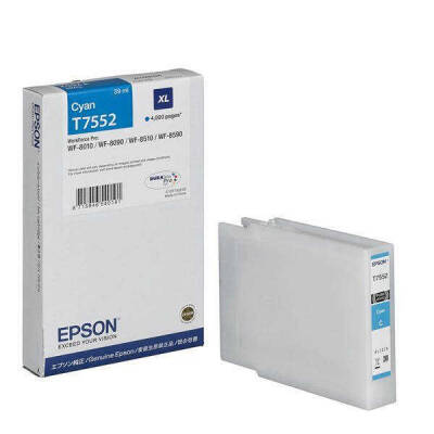 Epson T7552XL-C13T755240 Mavi Orjinal Kartuş - 1