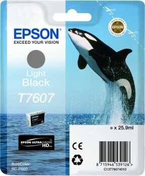 Epson T7607-C13T76074010 Açık Siyah Orjinal Kartuş - 1