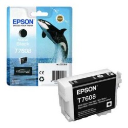 Epson T7608-C13T76084010 Mat Siyah Orjinal Kartuş - 1