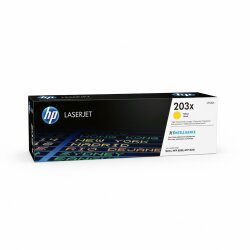 HP 203X CF542X Sarı Yüksek Kapasiteli Orijinal Toner - Hp