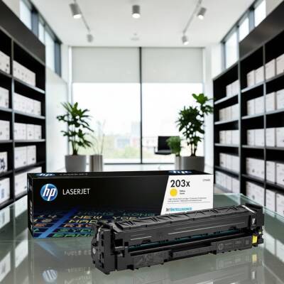 HP 203X CF542X Sarı Yüksek Kapasiteli Orijinal Toner - 3