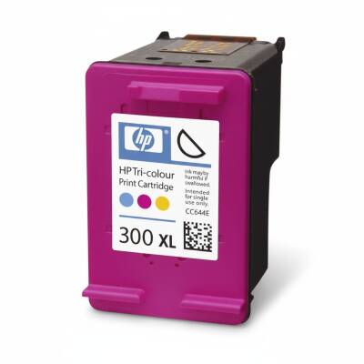 HP 300XL Renkli Orijinal Mürekkep Kartuş CC644E - 2