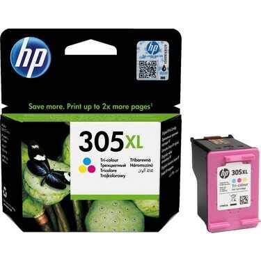 Hp 305XL-3YM63AE Renkli Orjinal Kartuş Yüksek Kapasiteli - 1