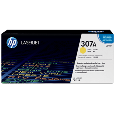 Hp 307A-CE742A Sarı Orjinal Toner - 1