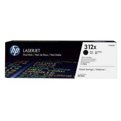 Hp 312X-CF380XD Siyah Orjinal Toner Yüksek Kapasiteli İkili Paket - 1