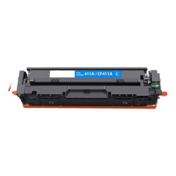 HP 410X (CF411X) Mavi Yüksek Kapasiteli Muadil Toner - 2