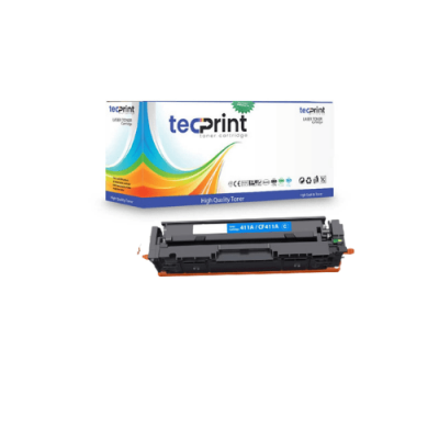 HP 410X (CF411X) Mavi Yüksek Kapasiteli Muadil Toner - 1