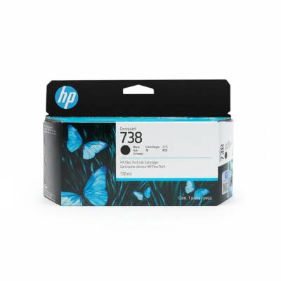 HP 498N4A 738 Siyah Orijinal Kartuş DesignJet T850 T950 - 1