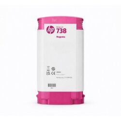 HP 498N6A 738 Kırmızı Orijinal Kartuş DesignJet T850 T950 - 2