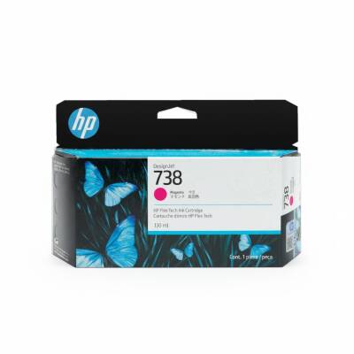 HP 498N6A 738 Kırmızı Orijinal Kartuş DesignJet T850 T950 - 1
