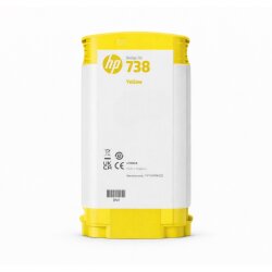 HP 498N7A 738 Sarı Orijinal Kartuş DesignJet T850 T950 - 2
