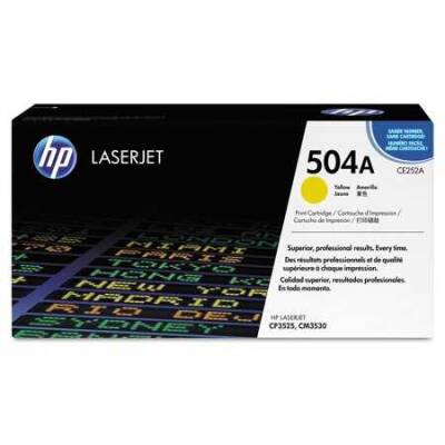 Hp 504A-CE252A Orjinal Sarı Toner - 1