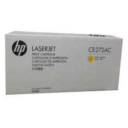 Hp 650A-CE272AC Sarı Orjinal Toner - 1