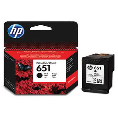 HP 651-C2P10A Siyah Orjinal Kartuş - 1