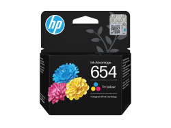 HP 654 7FP38UE Üç Renkli Orijinal Kartuş - Hp