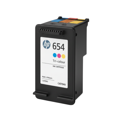 HP 654 7FP38UE Üç Renkli Orijinal Kartuş - 2