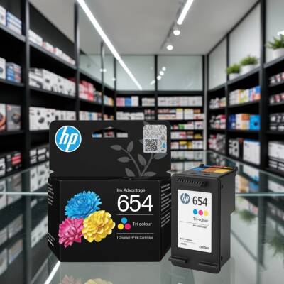HP 654 7FP38UE Üç Renkli Orijinal Kartuş - 3