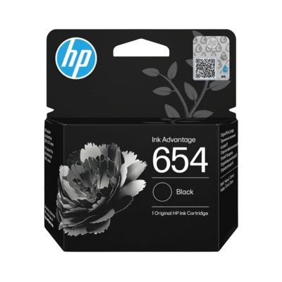HP 654 7FP39UE Siyah Orijinal Kartuş - 1