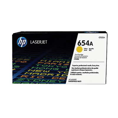 Hp 654A-CF332A Orjinal Sarı Toner - 1