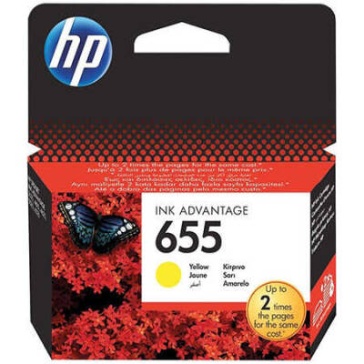 Hp 655-CZ112AE Orjinal Sarı Kartuş - 1