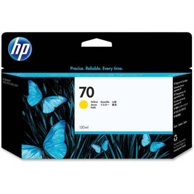 Hp 70-C9454A Sarı Orjinal Kartuş - 1