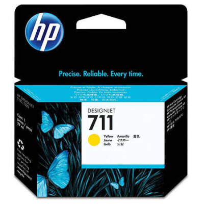 HP 711-CZ132A Sarı Orjinal Kartuş - 1