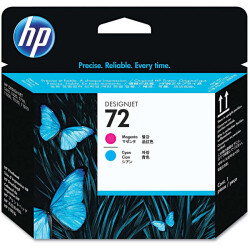 Hp 72-C9383A Orjinal Kırmızı Ve Mavi Baskı Kafası - 1