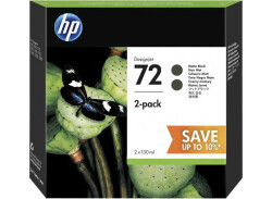 Hp 72-P2V33A Mat Siyah Orjinal Kartuş 2Li Paket - 1