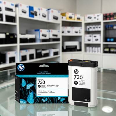 HP 730 P2V67A Foto Siyah Orijinal Kartuş 130 ml - 3