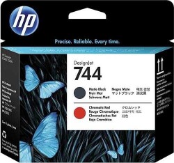 Hp 744-F9J88A Mat Siyah-Kromatik Kırmızı Orjinal Baskı Kafası - 1