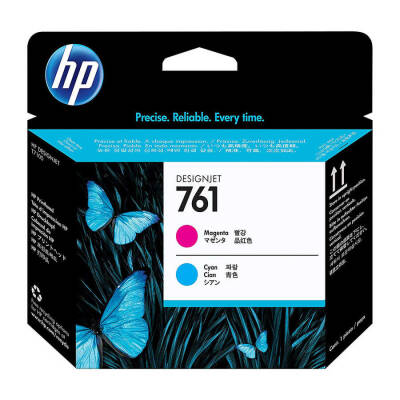 Hp 761-CH646A Orjinal Kırmızı Ve Mavi Baskı Kafası - 1