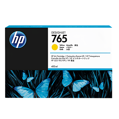 HP 765 F9J50A Sarı Orijinal Kartuş - 1