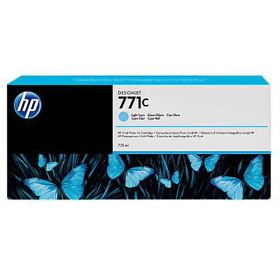 HP 771C B6Y12A Açık Mavi Orijinal Kartuş - 1
