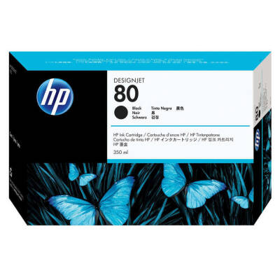 Hp 80-C4871A Siyah Orjinal Kartuş - 1