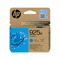 HP 925E 4K0W0PE Mavi Orijinal Kartuş - Hp
