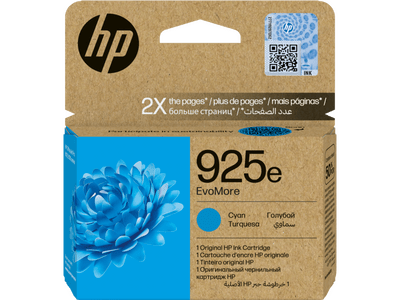 HP 925e (4K0W0PE) Mavi Orjinal Yüksek Kapasite Mürekkep Kartuş - 1
