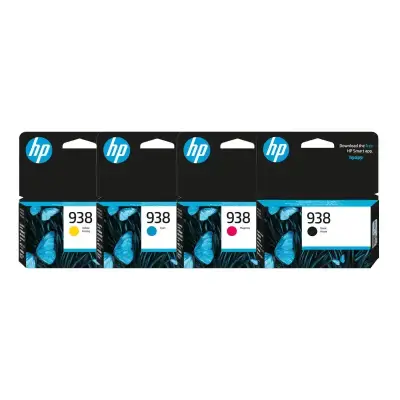HP 938 Orijinal 4 Renk Mürekkep Kartuş Seti - 1
