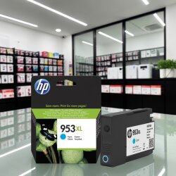 HP 953XL Yüksek Kapasiteli Mavi Orjinal Mürekkep Kartuşu F6U16A - 3