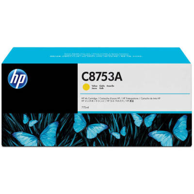 Hp C8753A Sarı Orjinal Kartuş - 1