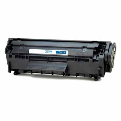 HP Q2612A 12A Siyah Muadil Toner - 1