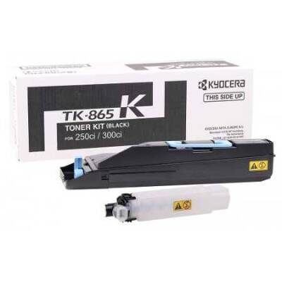 Kyocera Mita TK-865 Siyah Orjinal Fotokopi Toner - 1