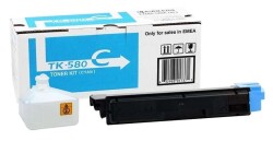 Kyocera TK-580/1T02KTCNL0 Mavi Orjinal Toner - 1