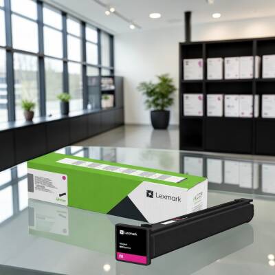 Lexmark 77L5HM0 Kırmızı Orijinal Toner - 3