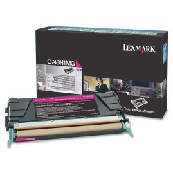 Lexmark C748-C748H1MG Kırmızı Orjinal Toner Yüksek Kapasiteli - 1