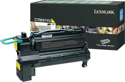 Lexmark C792-C792X1YG Sarı Orjinal Toner Yüksek Kapasiteli - 1